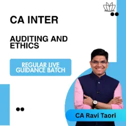 NEW CA Inter | Auditing and Ethics | Regular Live …